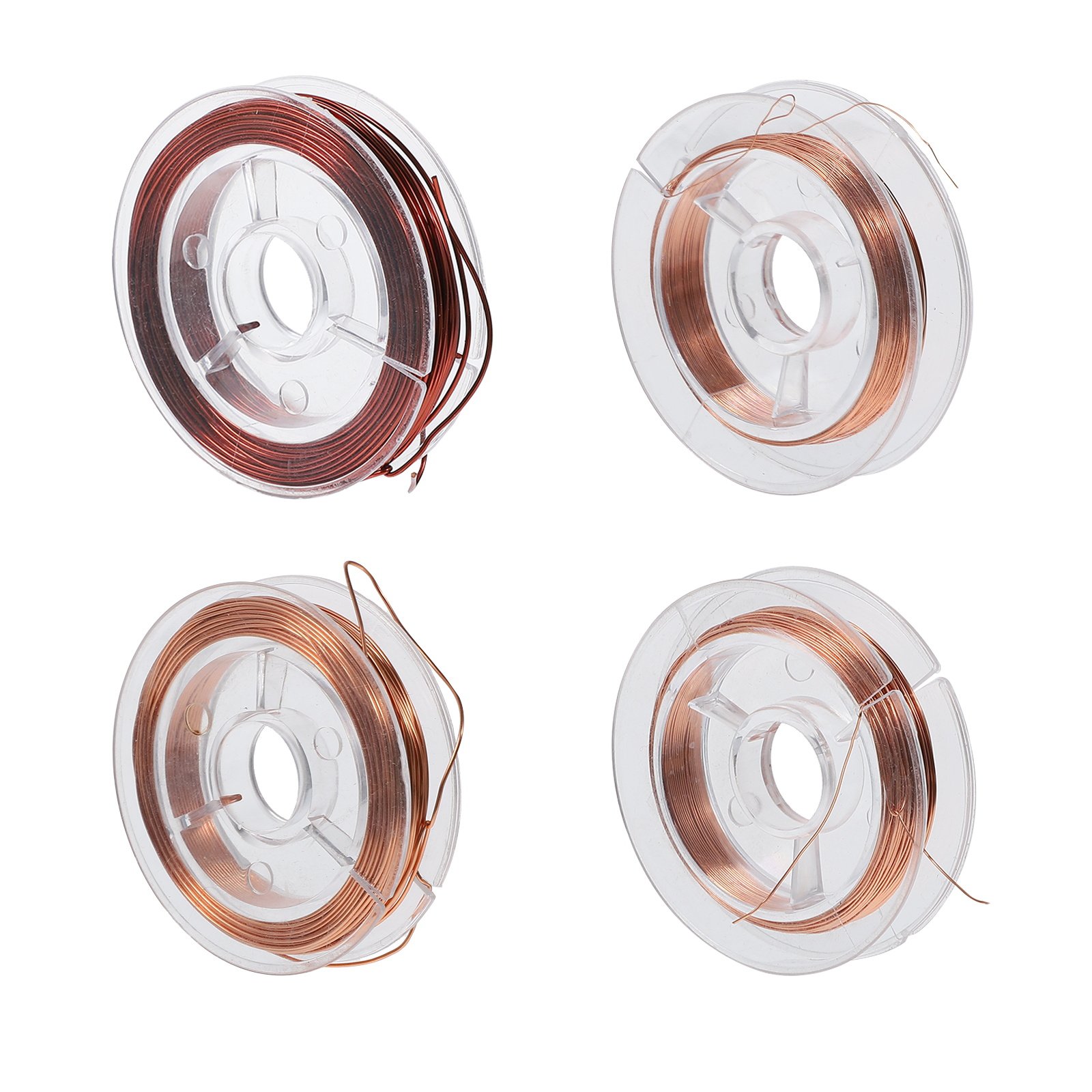 Copper Wire Roll - 4 Rolls Enameled Copper Wire Flexible