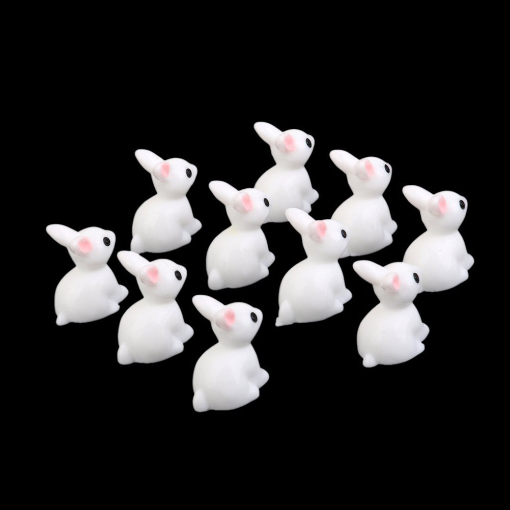 Bonsai Garden Landscape Design - 10Pcs Exquisite Mini Rabbits Decor for