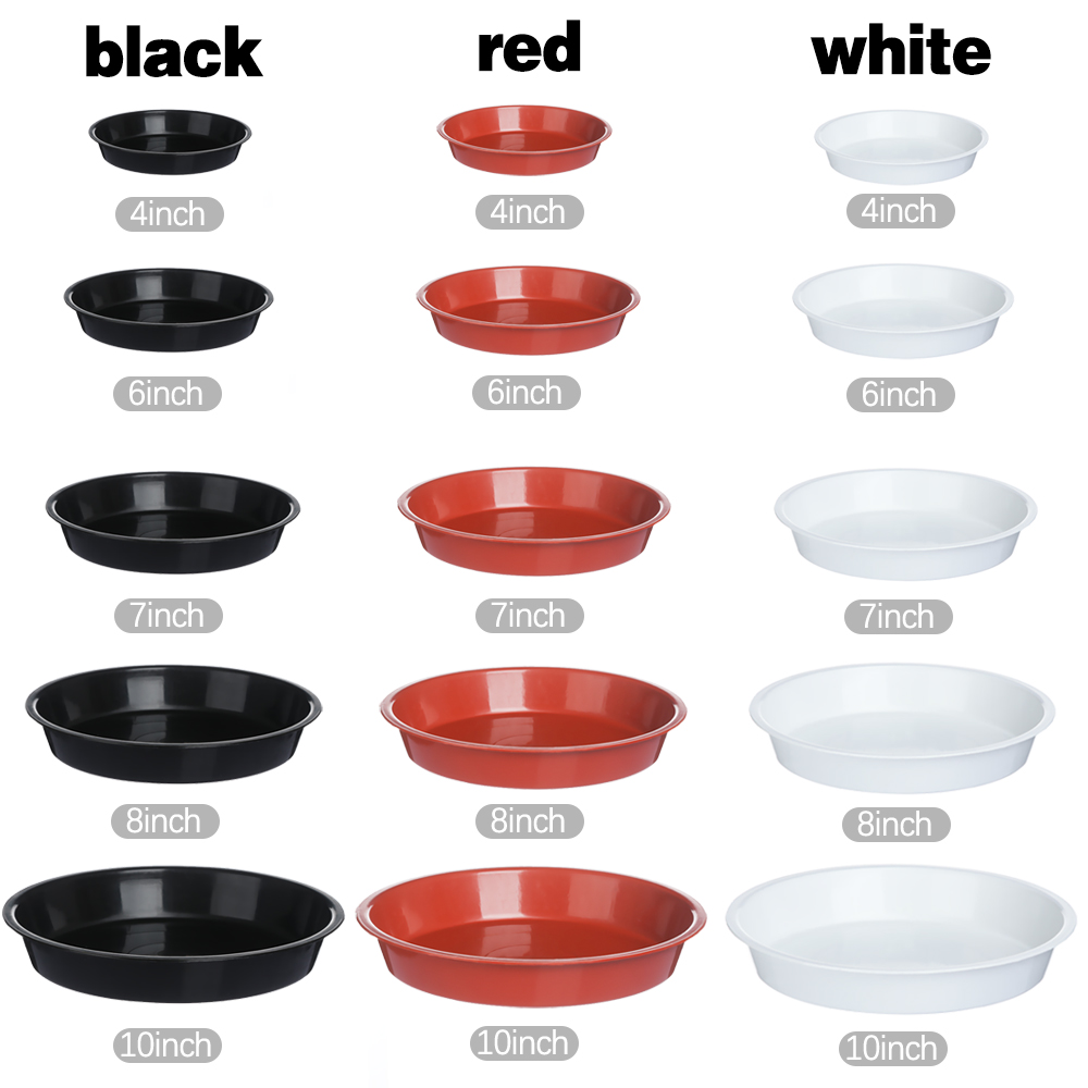3Pcs Round Shaped Plant Trays  - Drip Tray Saucer ulasan dan harga