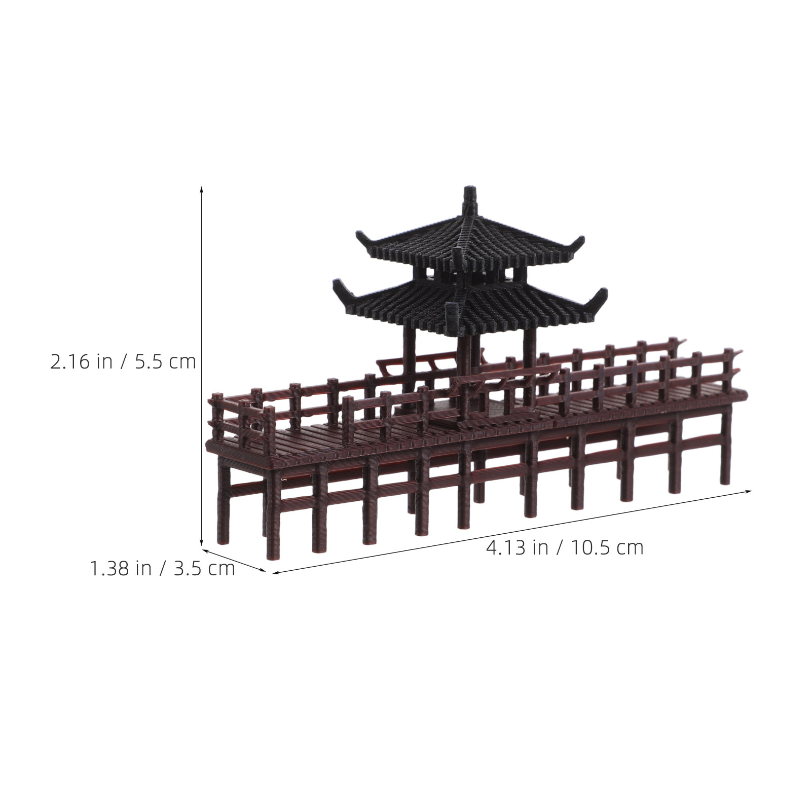 Miniature Chinese Pavilion Bri - Bonsai Garden Landscape Design ulasan dan harga