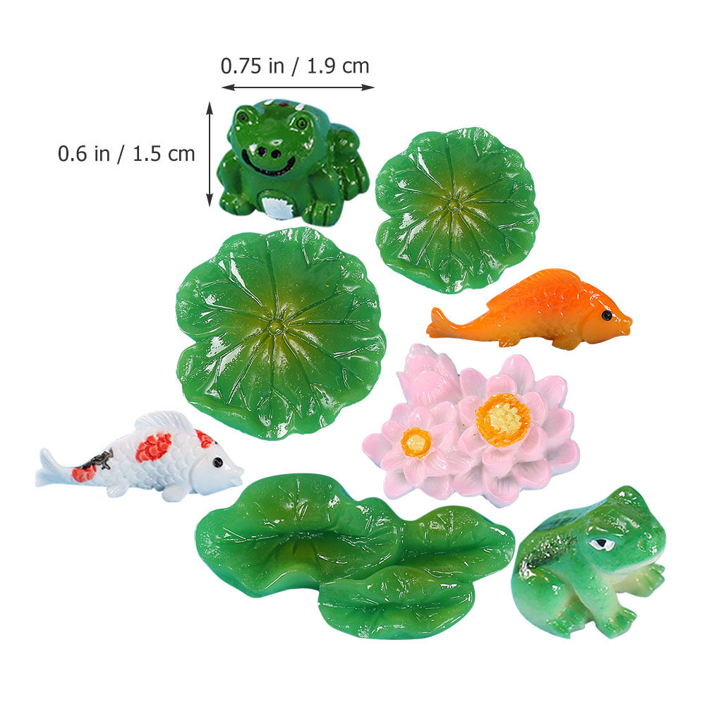 1Set Mini Frog Garden Ornament - Bonsai Garden Landscape Design ulasan dan harga