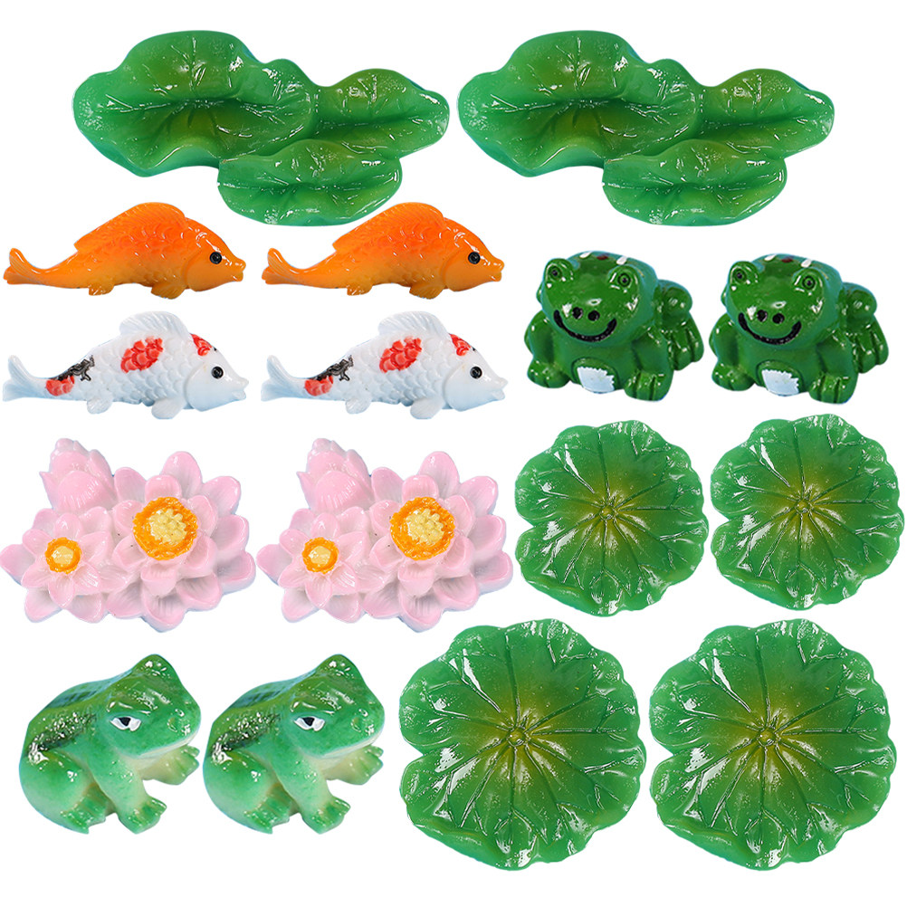 1Set Mini Frog Garden Ornament - Bonsai Garden Landscape Design ulasan dan harga