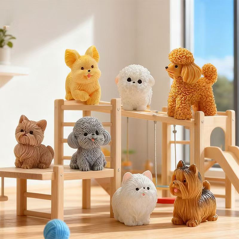 Cute Teddy Poodle Puppy Small  - Bonsai Garden Art ulasan dan harga