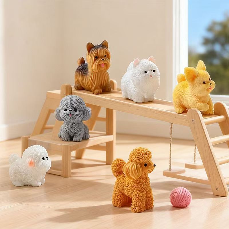 Cute Teddy Poodle Puppy Small  - Bonsai Garden Art ulasan dan harga