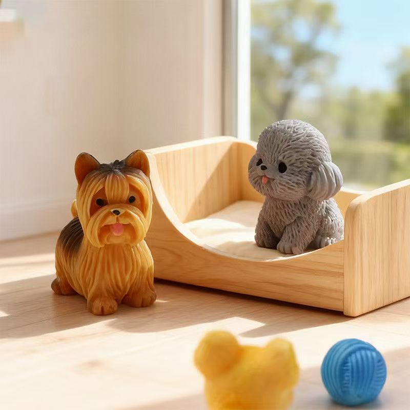 Cute Teddy Poodle Puppy Small  - Bonsai Garden Art ulasan dan harga