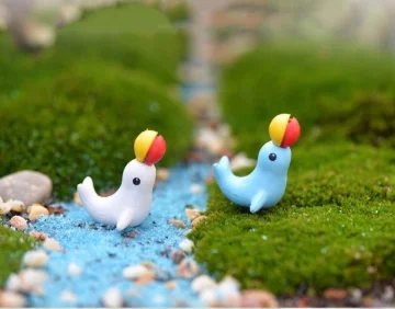 10Pcs/Hedgehog and Cows/Cute A - Bonsai Garden Art ulasan dan harga