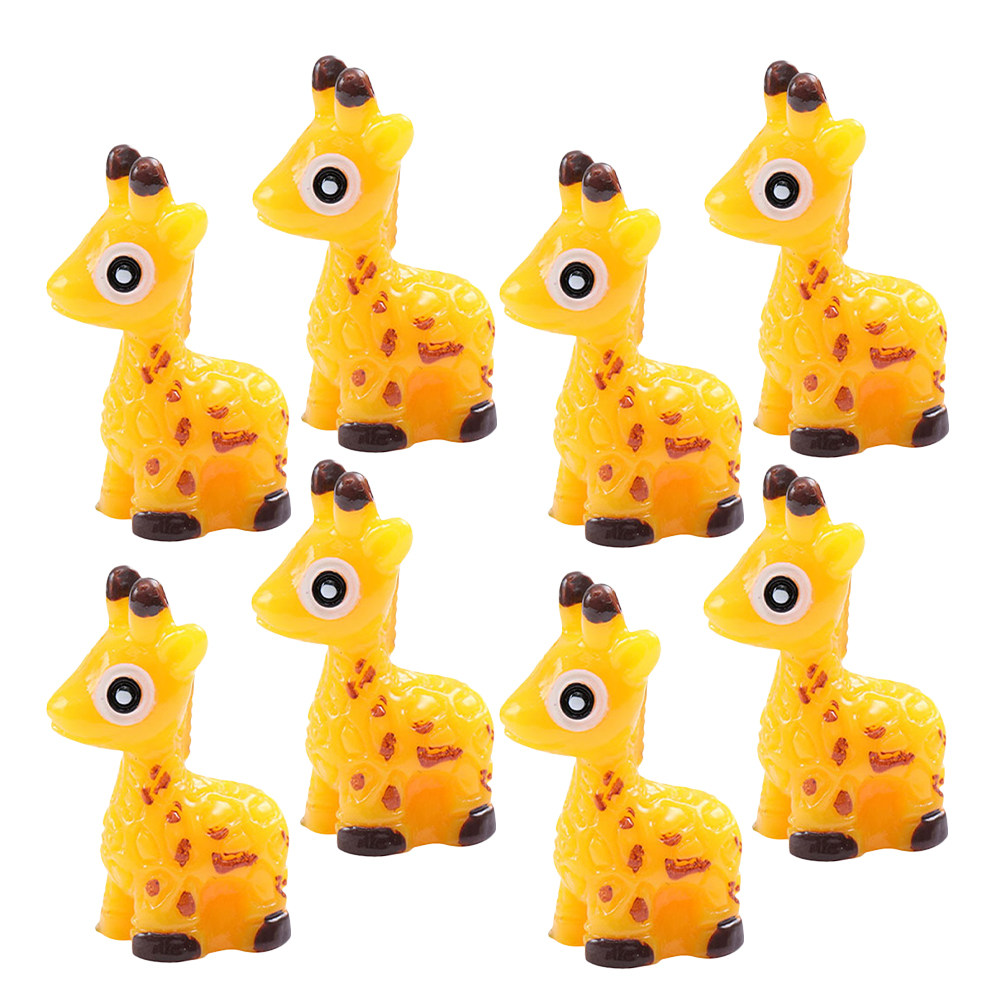 8Pcs Deer Decorations Resin Mi - Bonsai Garden Landscape Design ulasan dan harga