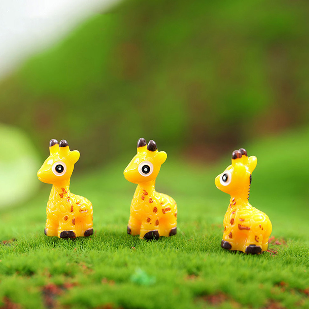 8Pcs Deer Decorations Resin Mi - Bonsai Garden Landscape Design ulasan dan harga