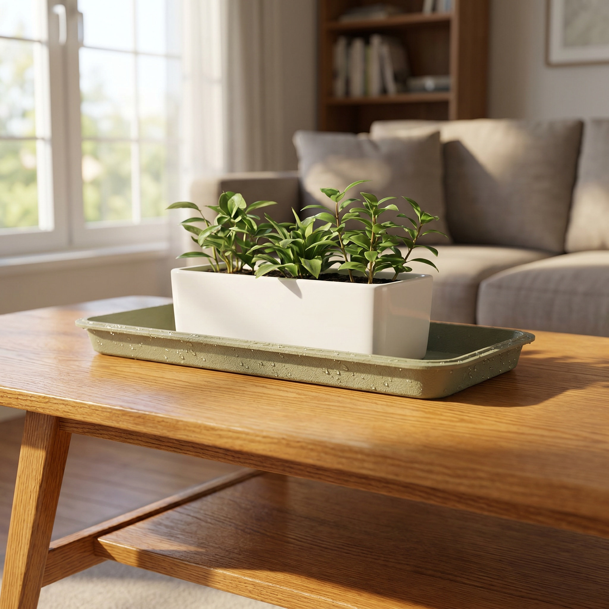 Rectangular Plastic Plant Tray - Drip Tray Saucer ulasan dan harga