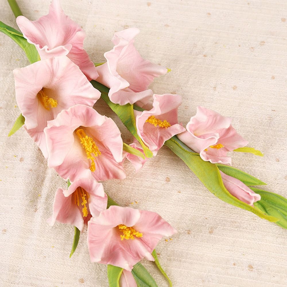 PU Artificial Gladiolus Branch - Bonsai Garden Art ulasan dan harga