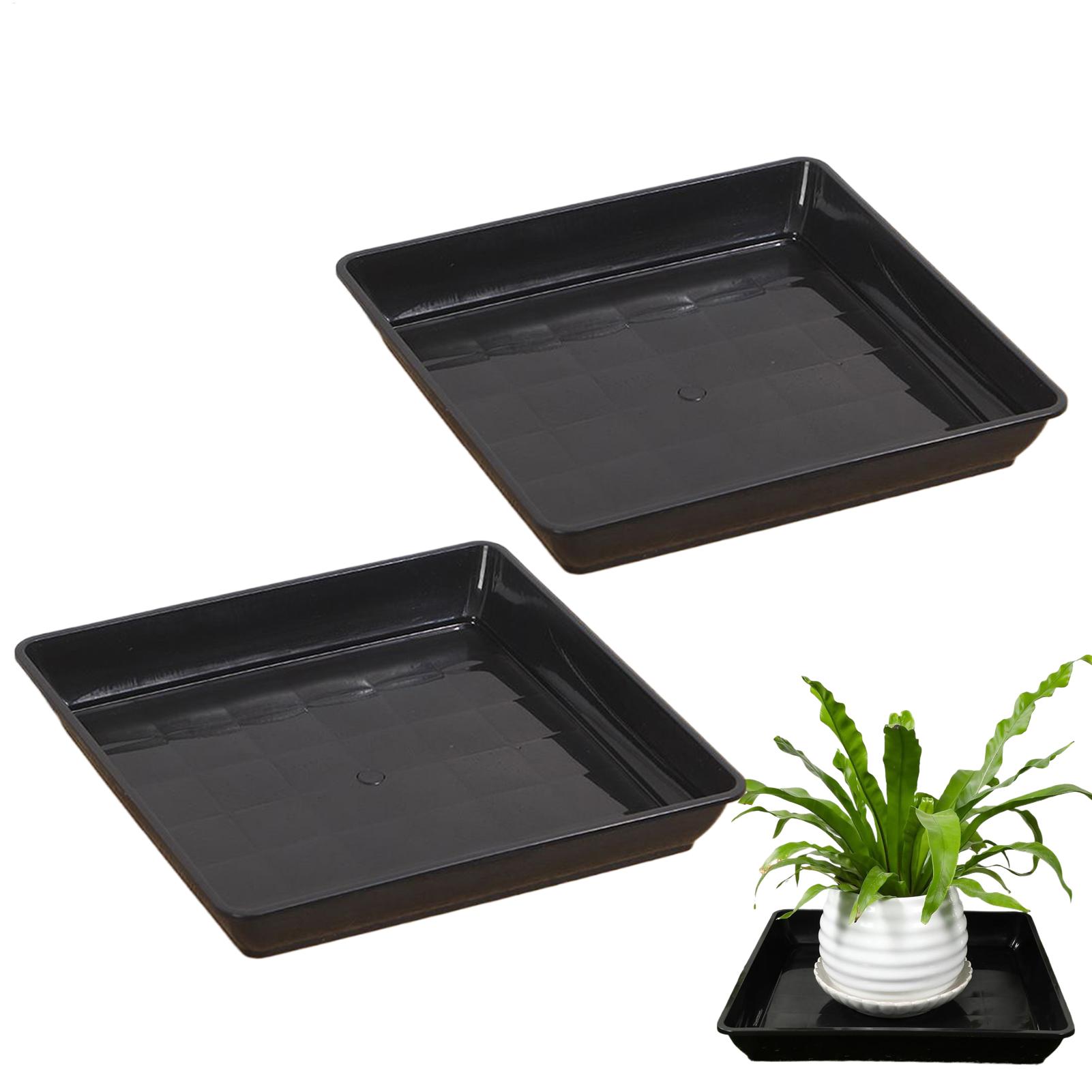 Flower Pot Trays 2Pcs/set Gard - Drip Tray Saucer ulasan dan harga