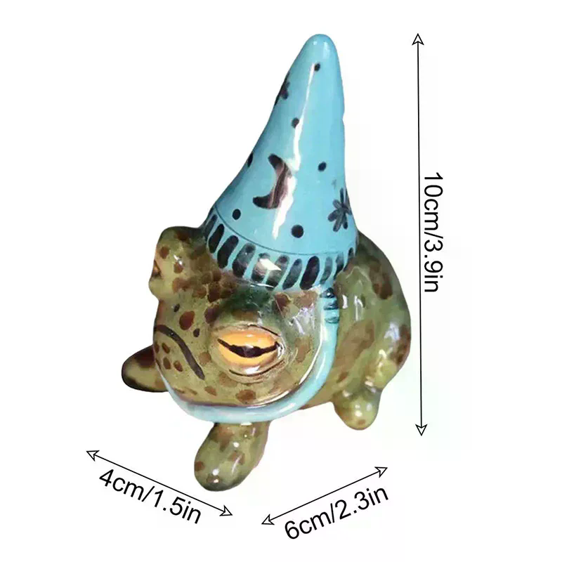 Frog Statues For Garden  Hat L - Bonsai Garden Art ulasan dan harga