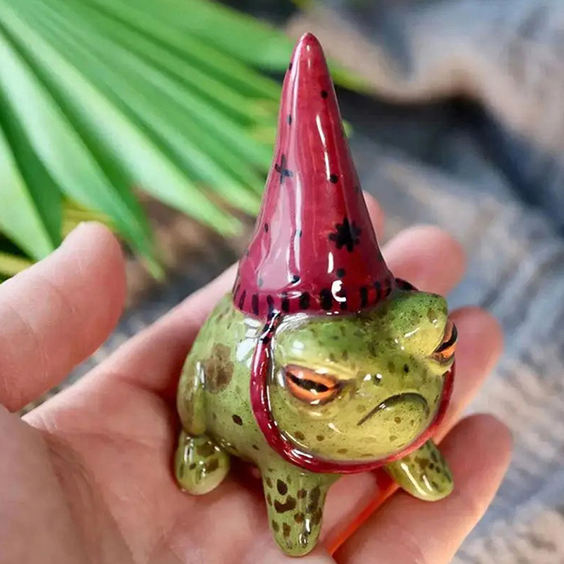 Hot! Frog Statues For Garden W - Bonsai Garden Art ulasan dan harga