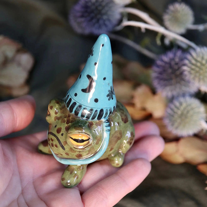 Hot! Frog Statues For Garden W - Bonsai Garden Art ulasan dan harga