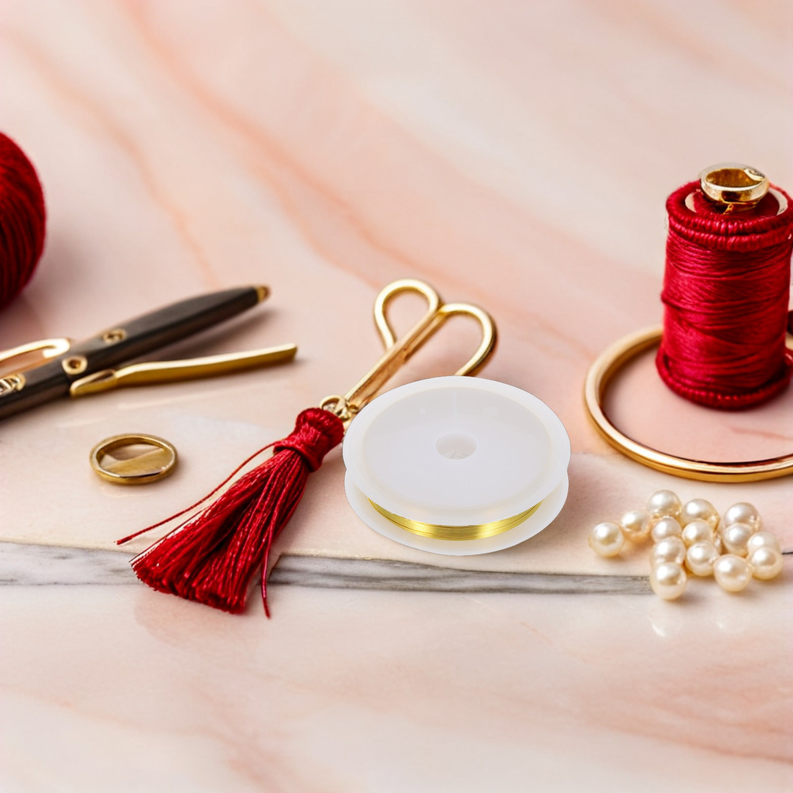 3 Rolls Jewelry Copper Wire Re - Copper Wire Roll ulasan dan harga