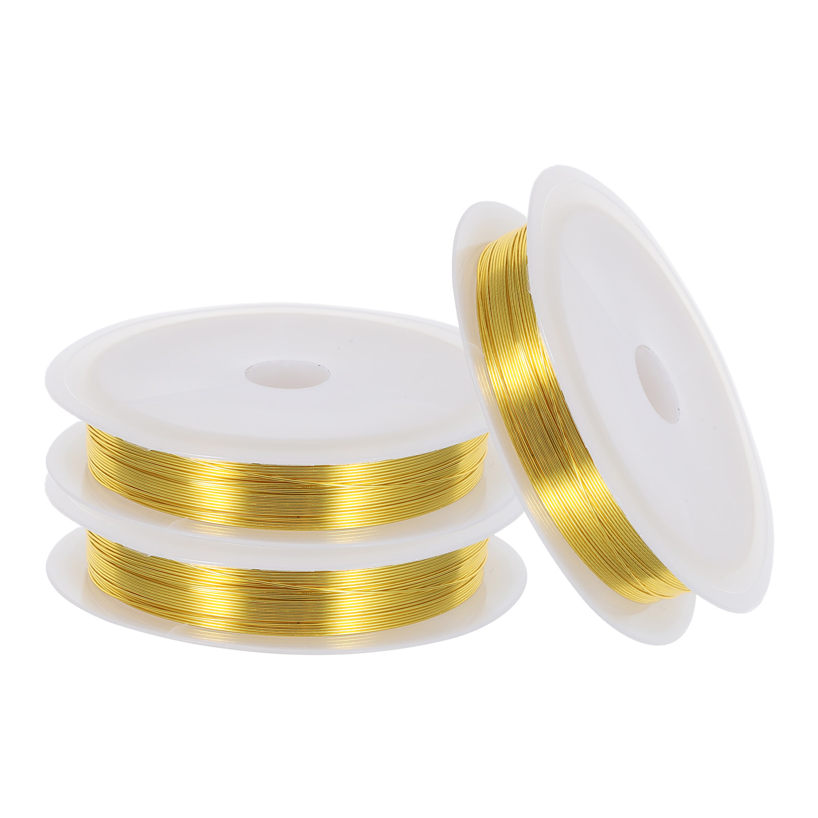 3 Rolls Jewelry Copper Wire Re - Copper Wire Roll ulasan dan harga
