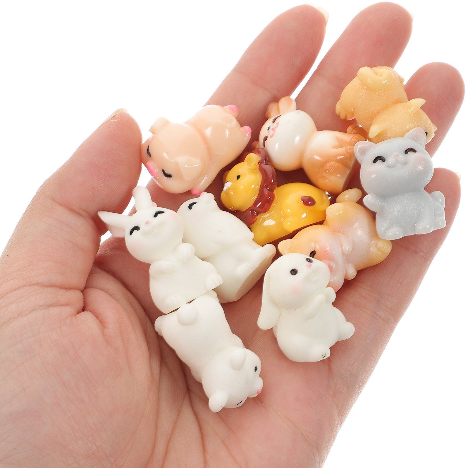 11Pcs Mini Animal Resin Orname - Bonsai Garden Landscape Design ulasan dan harga