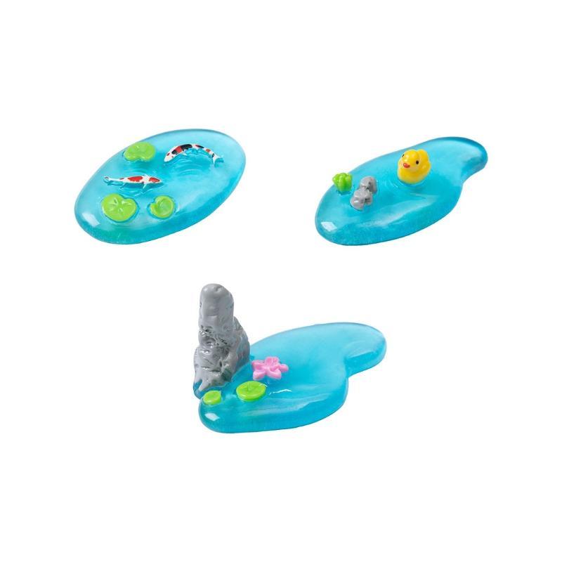 Mini Resin Pond Ornaments With - Bonsai Garden With Koi Pond ulasan dan harga