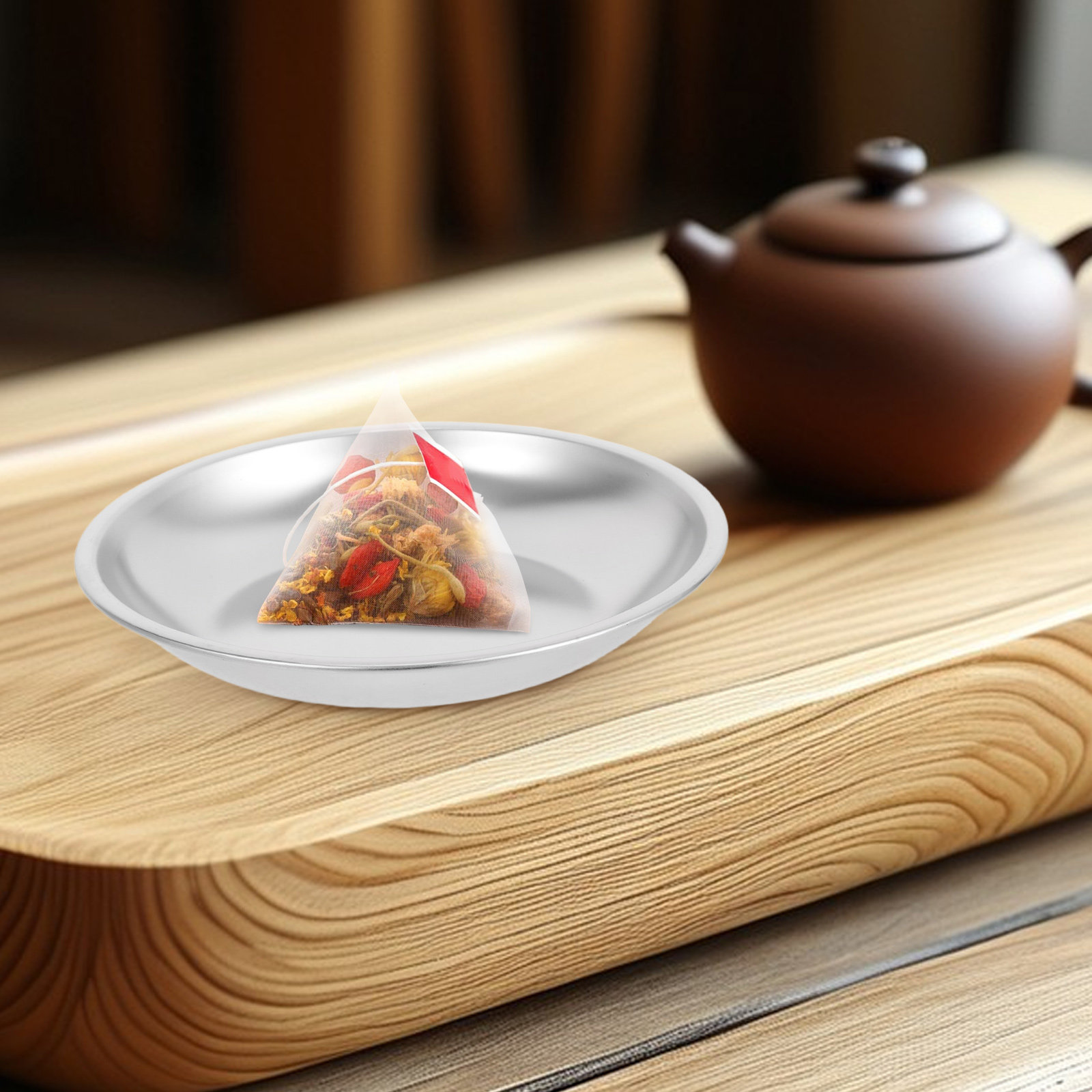 Stainless Steel Tea Bag Saucer - Drip Tray Saucer ulasan dan harga