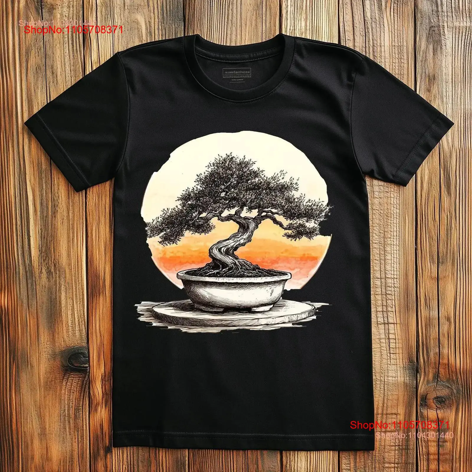 Japanese Bonsai Tree T Shirt Z - Bonsai Garden Art ulasan dan harga