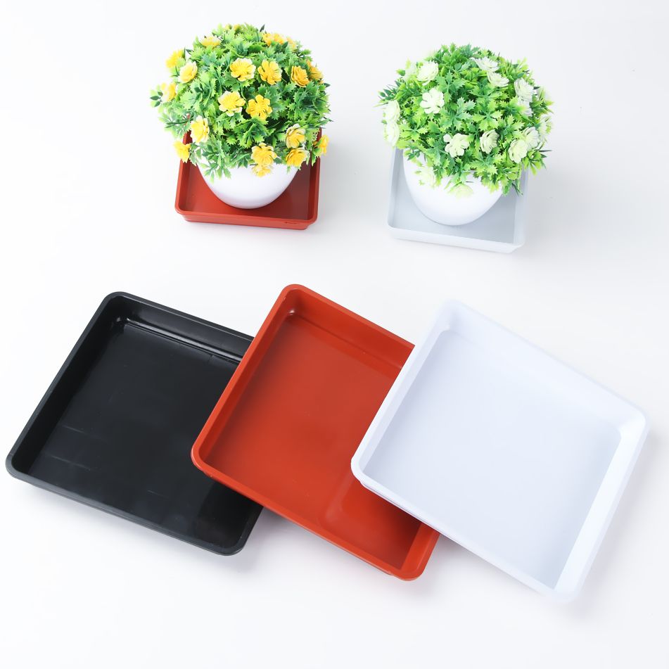 Square Shape Plastic Saucers P - Drip Tray Saucer ulasan dan harga