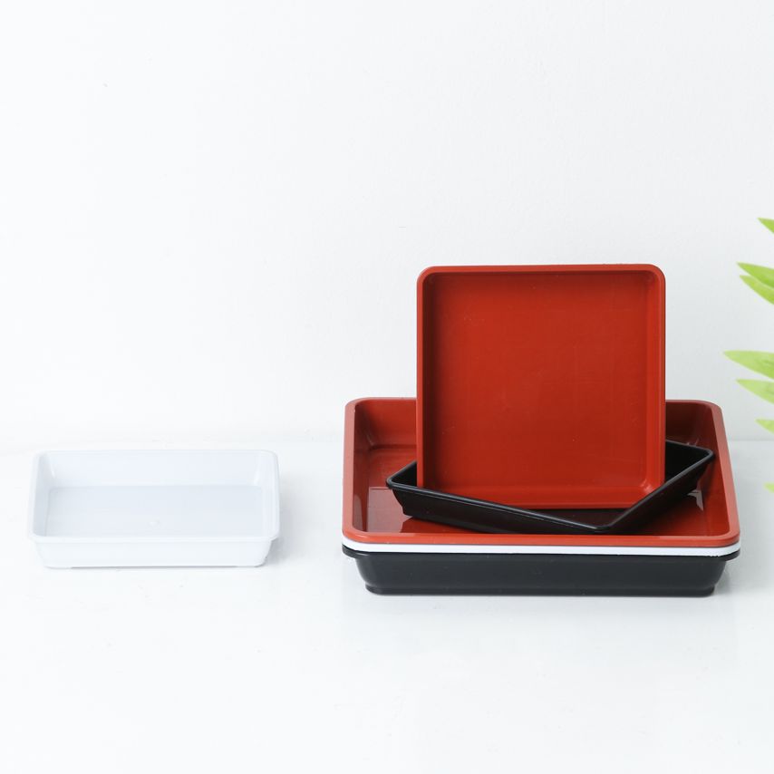 Square Shape Plastic Saucers P - Drip Tray Saucer ulasan dan harga