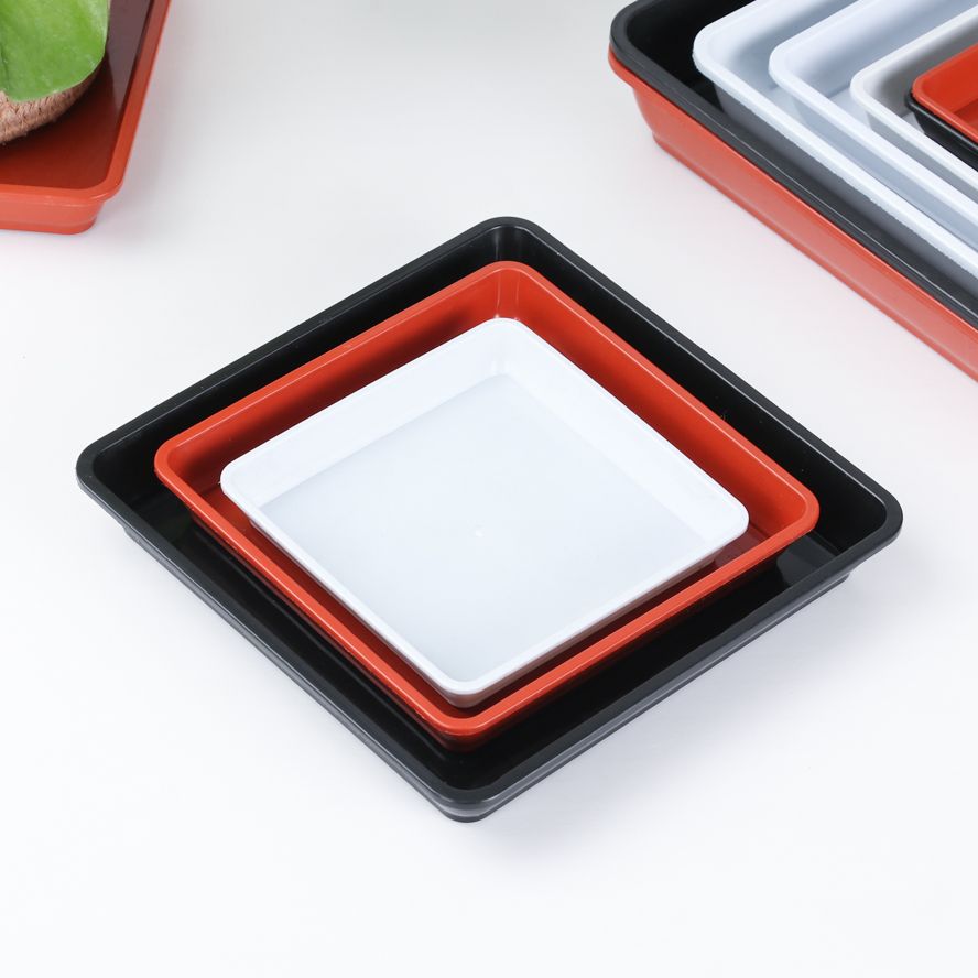 Square Shape Plastic Saucers P - Drip Tray Saucer ulasan dan harga